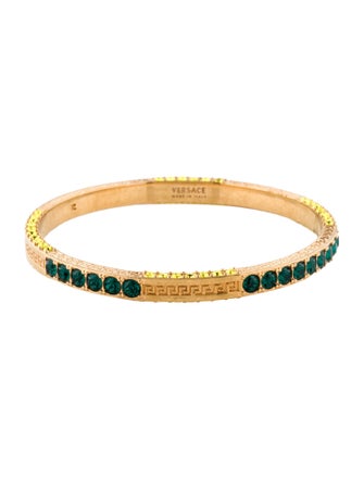 Versace Crystal Greca Bangle