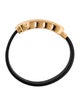 Versace Leather Logo Medusa Bracelet