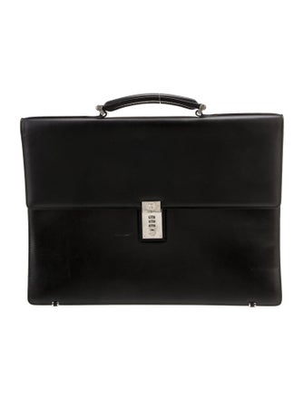 Versace Leather Briefcase