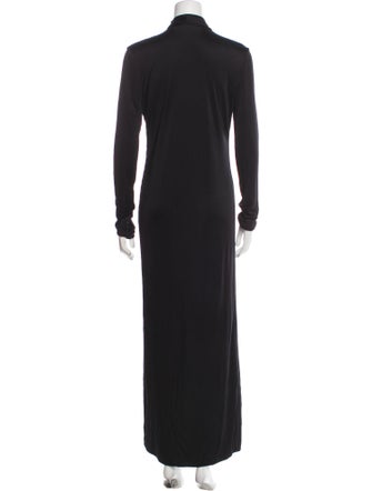 Versace V-Neck Long Dress