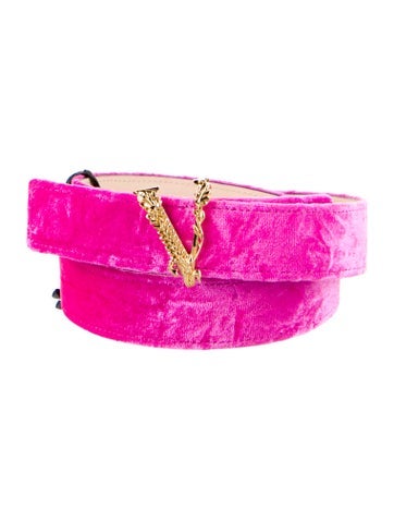 Versace Belts Velvet Belt M