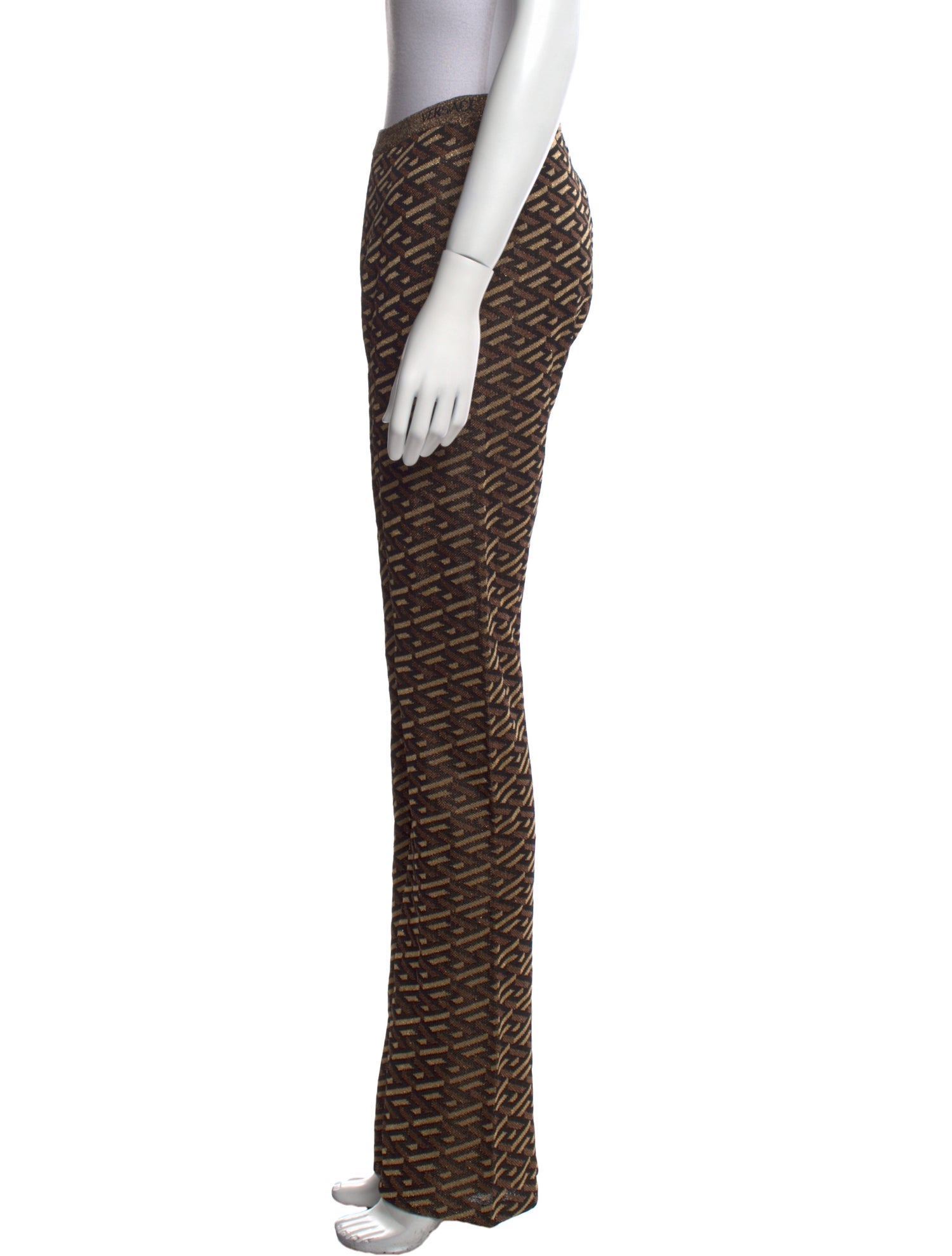 Versace Printed Wide Leg Pants