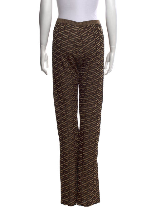 Versace Printed Wide Leg Pants