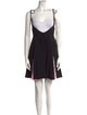 Versace Square Neckline Mini Dress