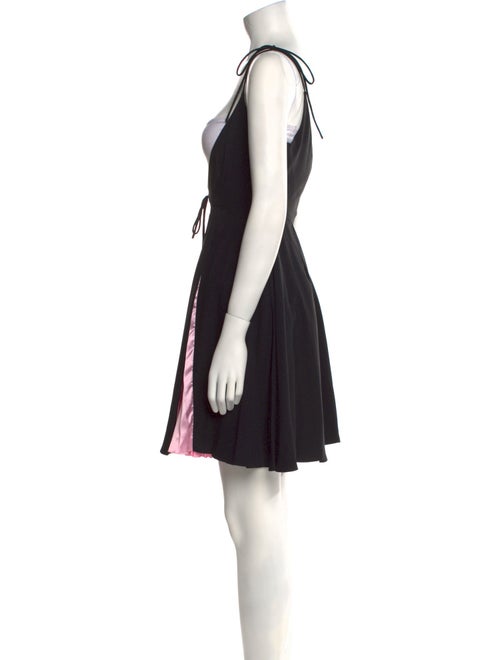 Versace Square Neckline Mini Dress