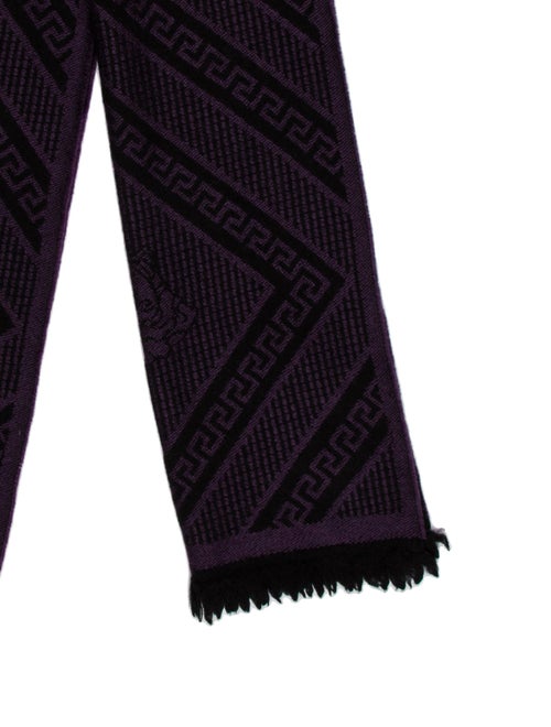Versace Wool Printed Scarf