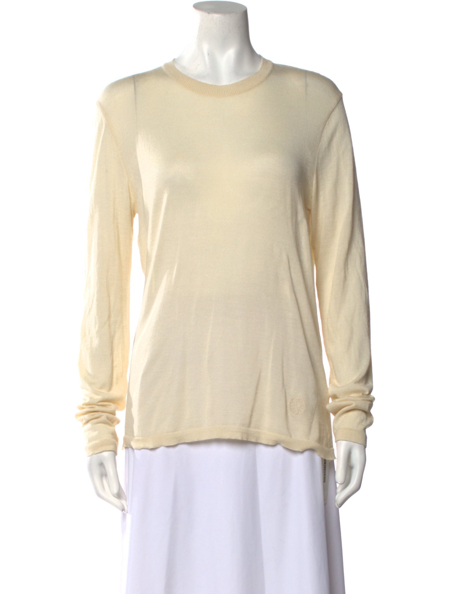 Versace Silk Crew Neck Sweater