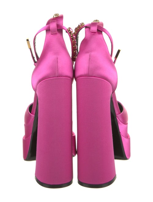 Versace Satin D'Orsay Pumps