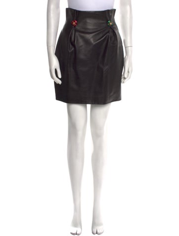 Versace Skirts Lambskin Mini Skirt Us2, It38 | XS