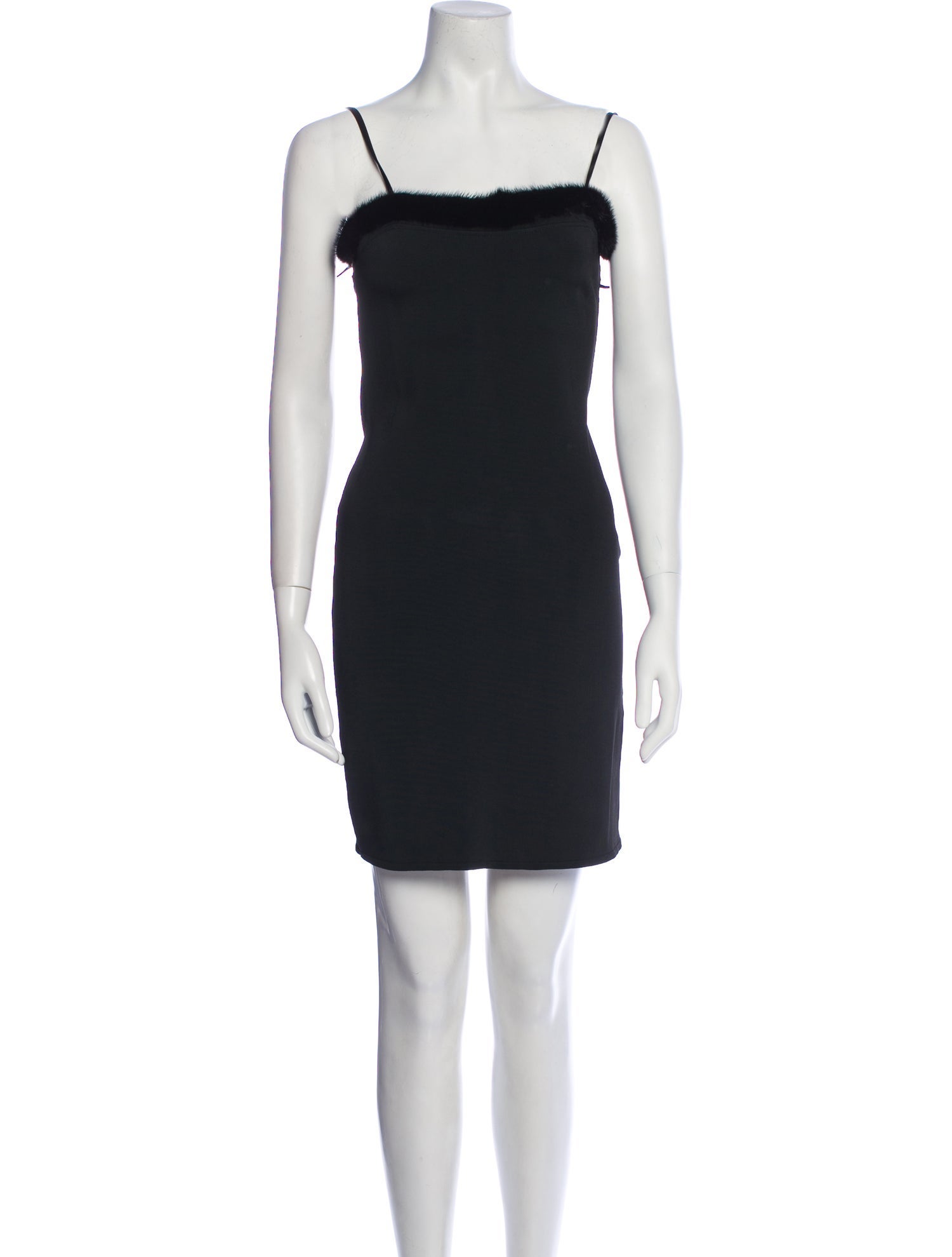Versace Square Neckline Mini Dress