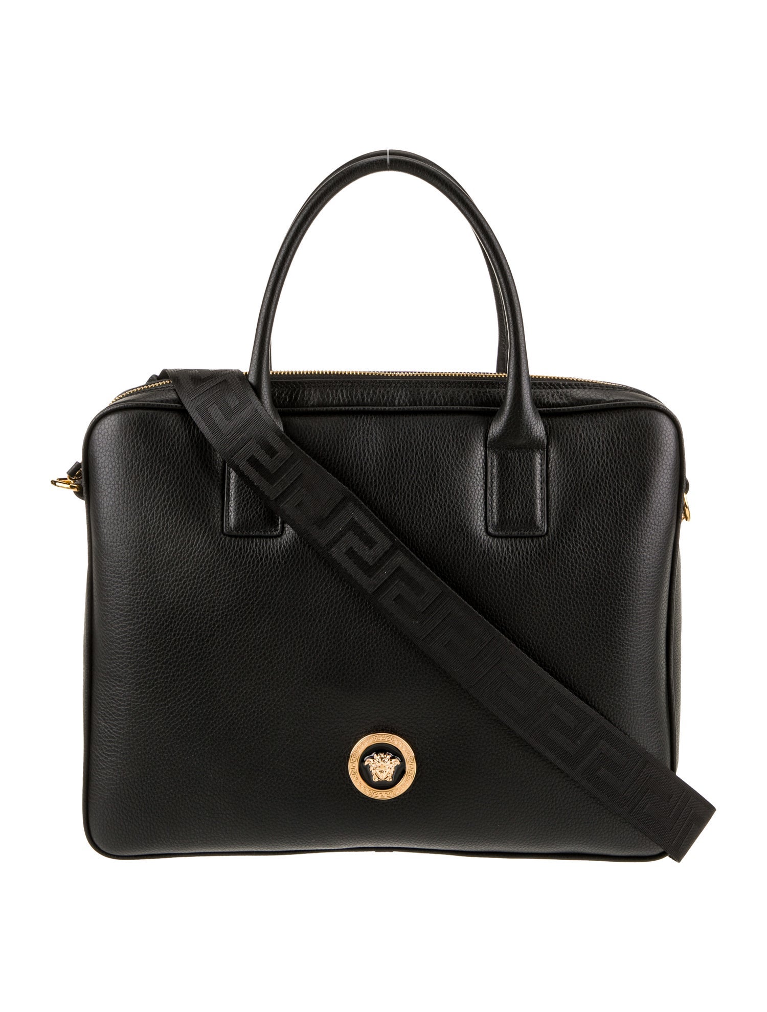 Versace Leather Briefcase w/ Tags