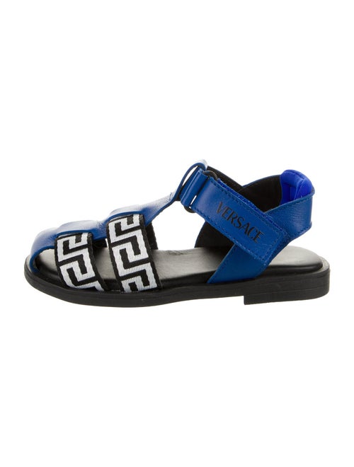 Versace Boys' Logo Strap Sandals