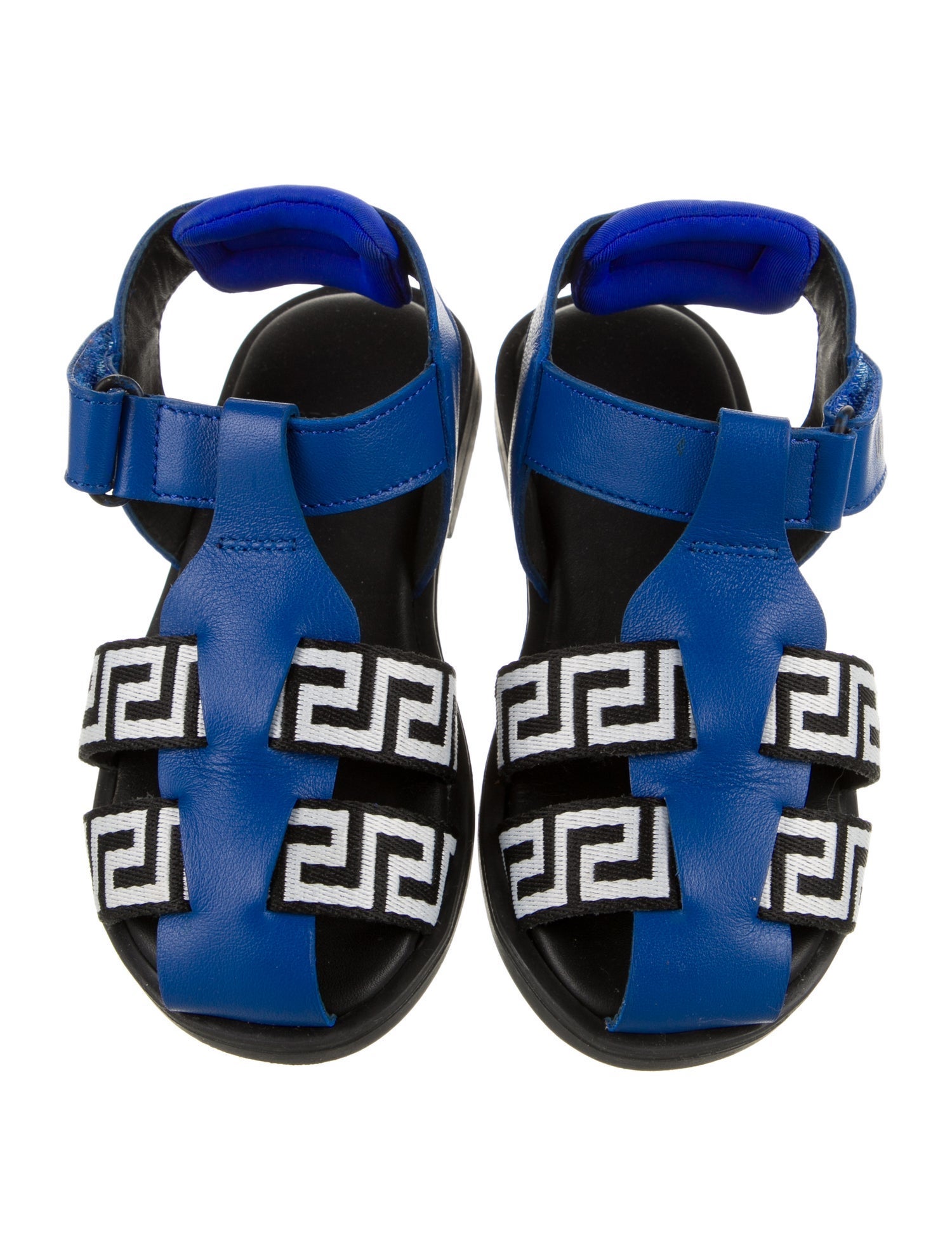 Versace Boys' Logo Strap Sandals