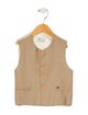 Young Versace Toddler Boys' Solid Virgin Wool Vest