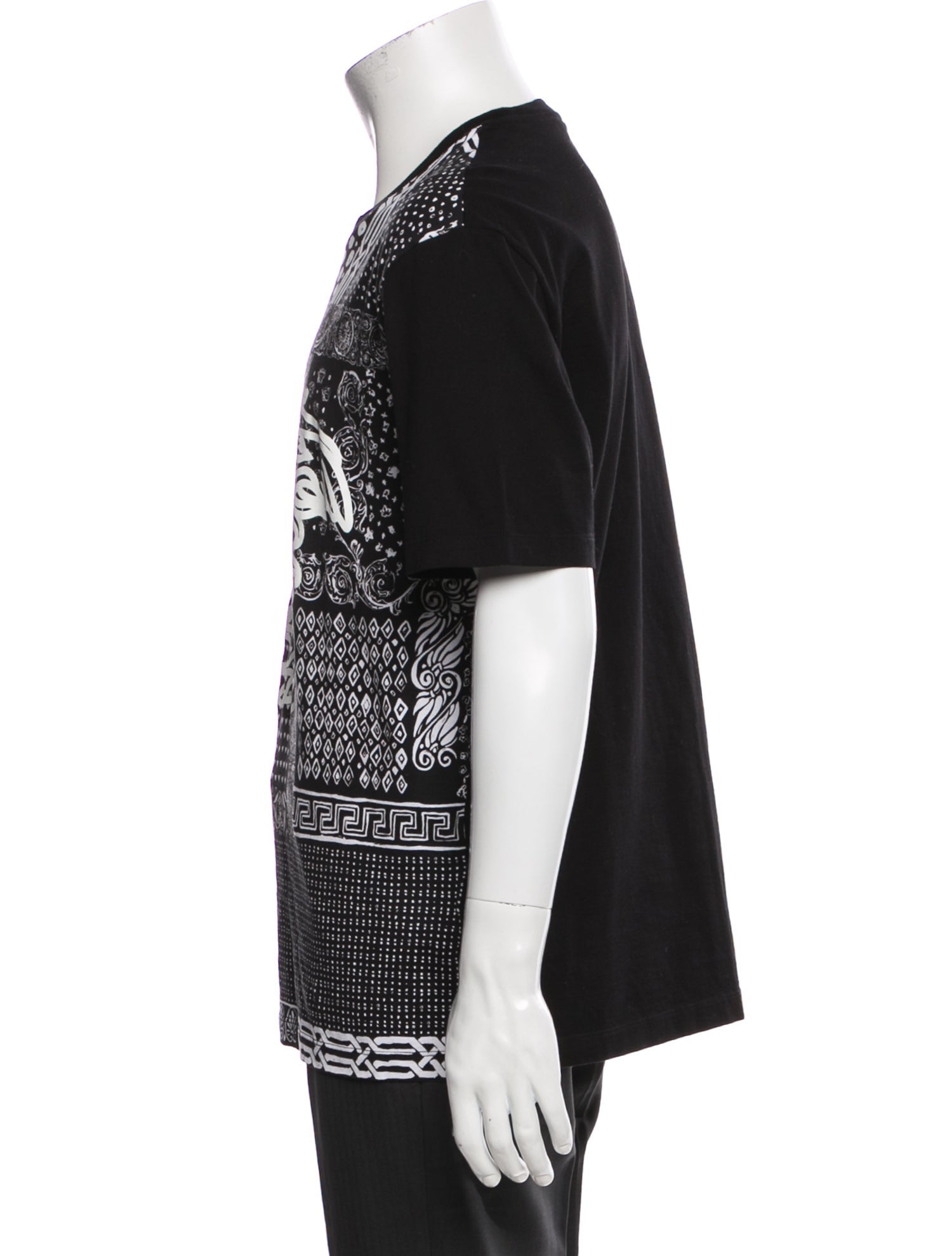 Versace Printed Crew Neck T-Shirt