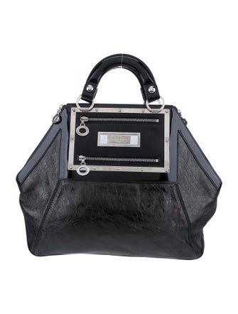 Versace Black Leather Handbag