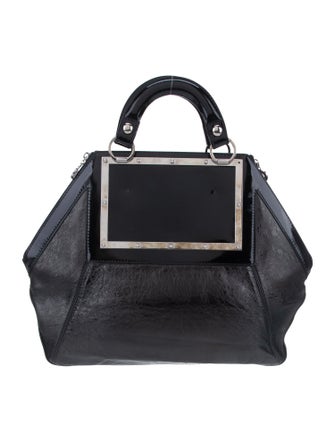 Versace Black Leather Handbag