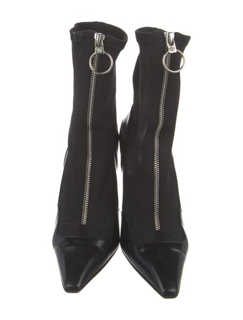 Versace Nylon Lace-Up Boots