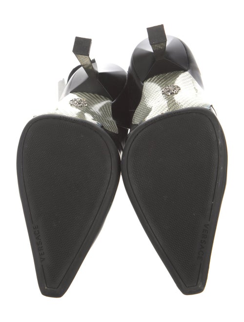 Versace Nylon Lace-Up Boots