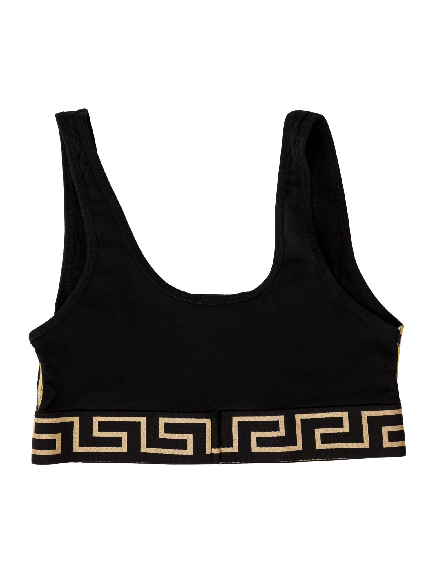Versace Strapless Crop Top
