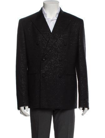Versace Medusa Insignia Virgin Wool Blazer