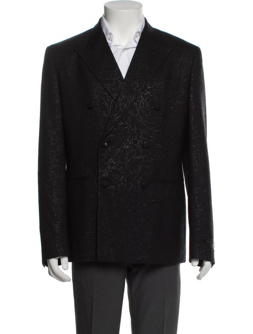 Versace Medusa Insignia Virgin Wool Blazer