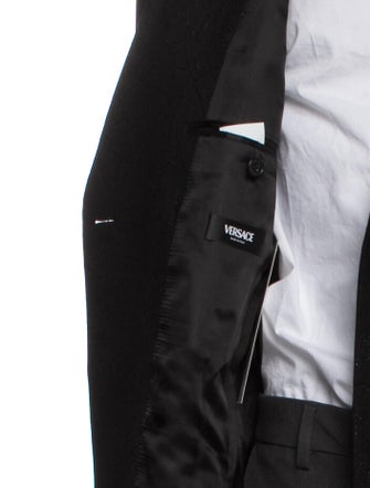 Versace Medusa Insignia Virgin Wool Blazer