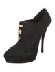 Versace Medusa Insignia Suede Lace-Up Boots