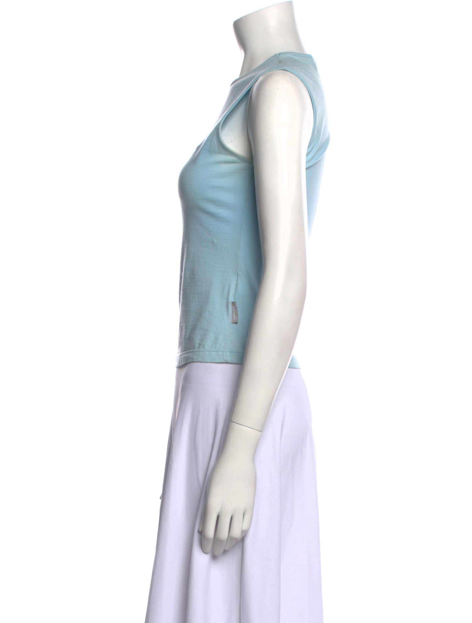 Versace Crew Neck Sleeveless Top