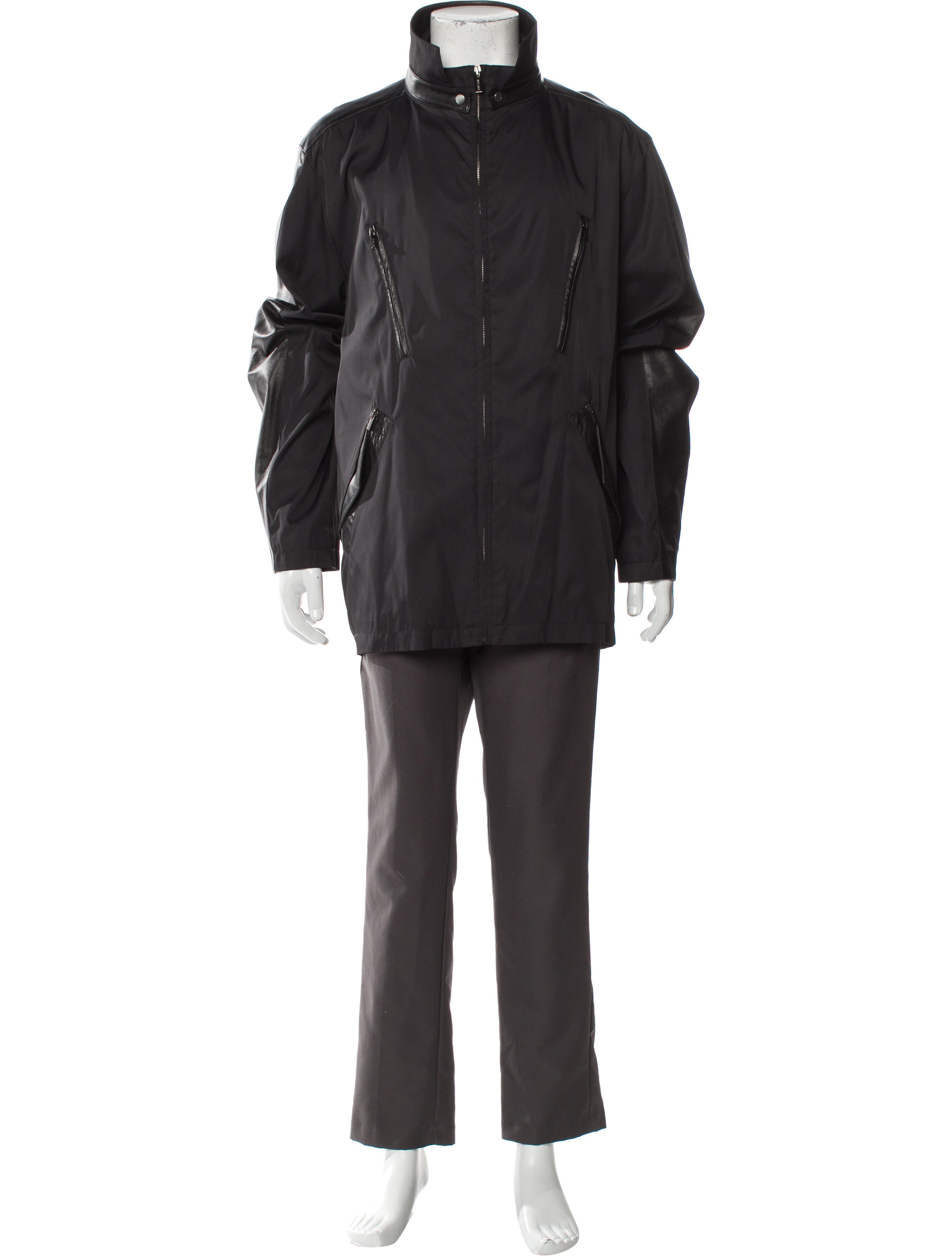 Versace Graphic Print Parka