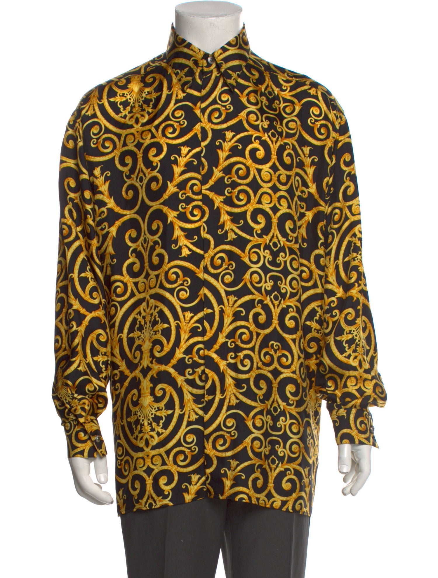 Versace Silk Printed Shirt