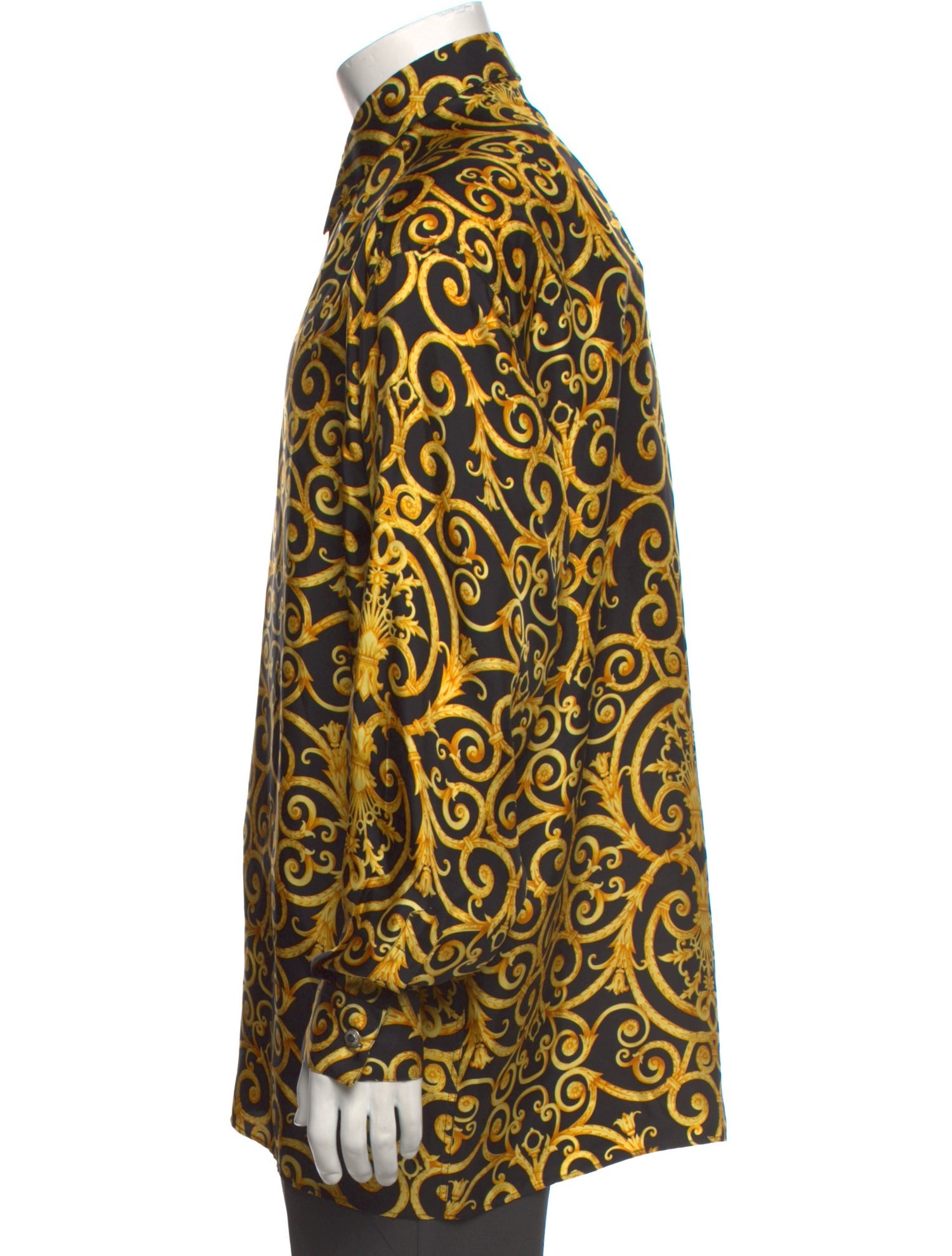 Versace Silk Printed Shirt