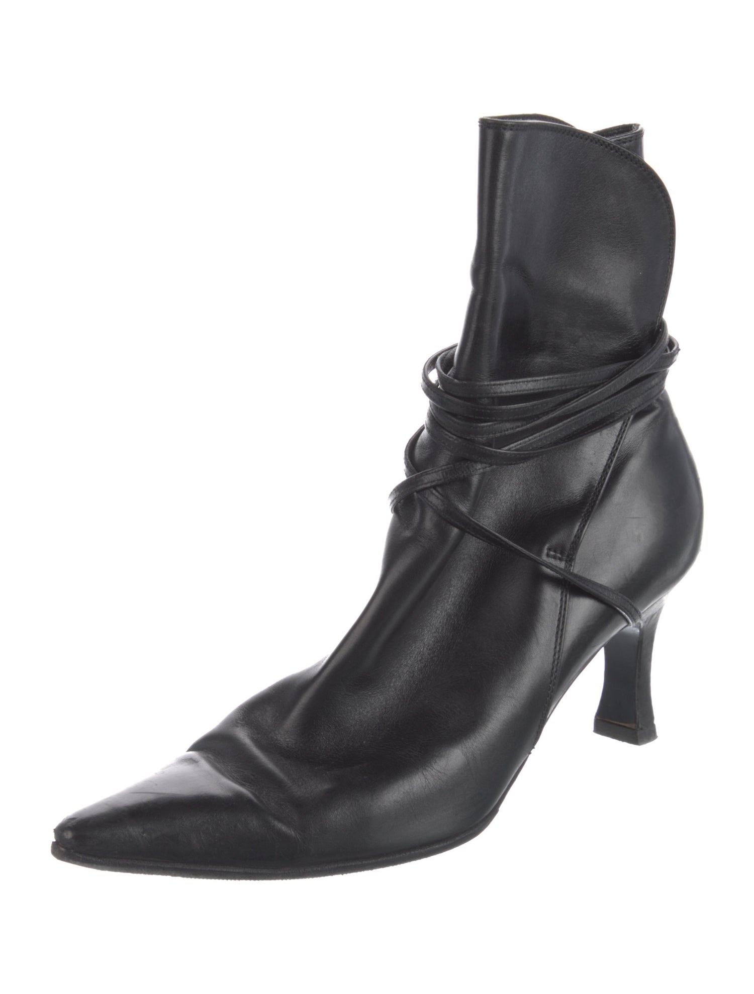 Versace Leather Boots