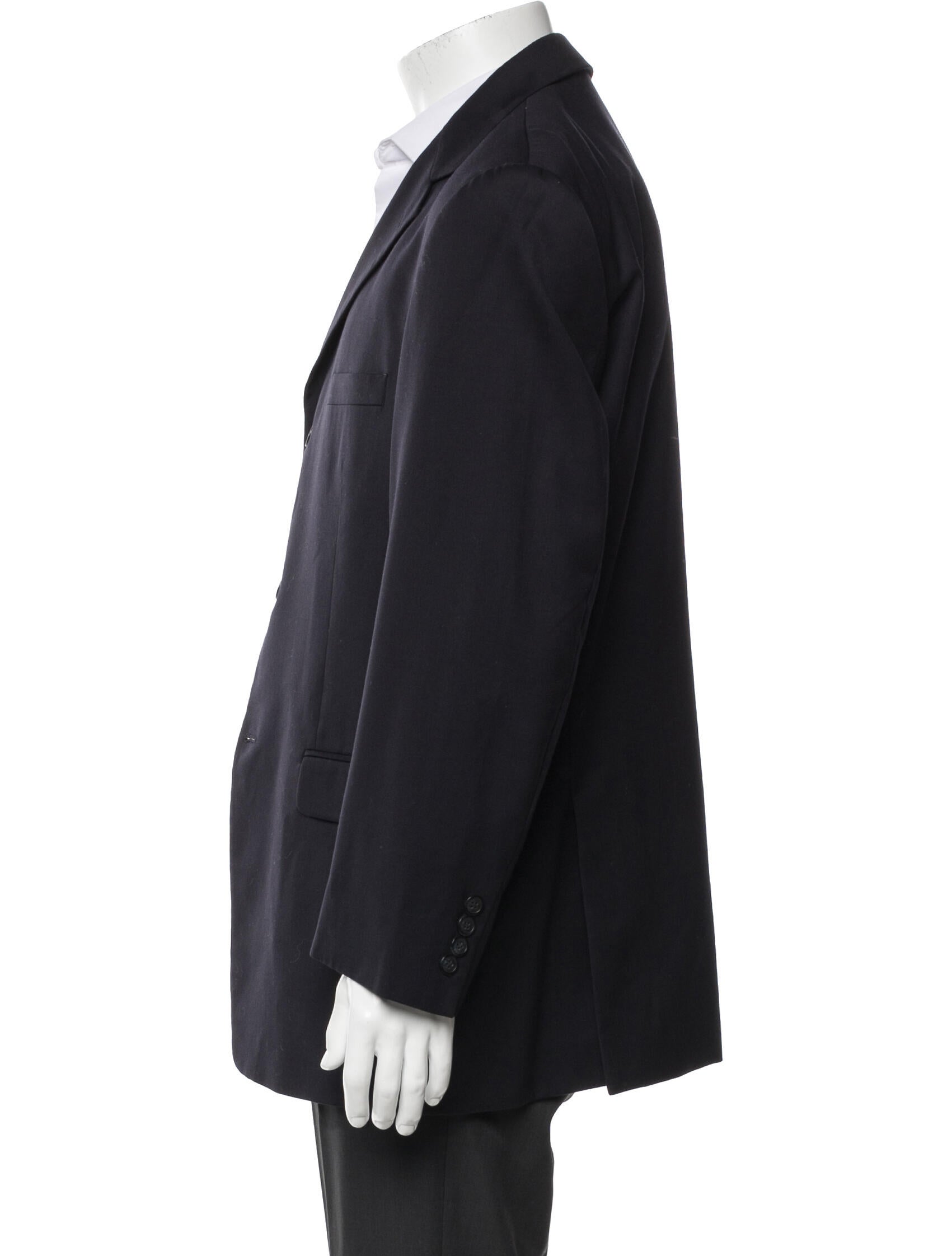 Versace Medusa Insignia Wool Overcoat