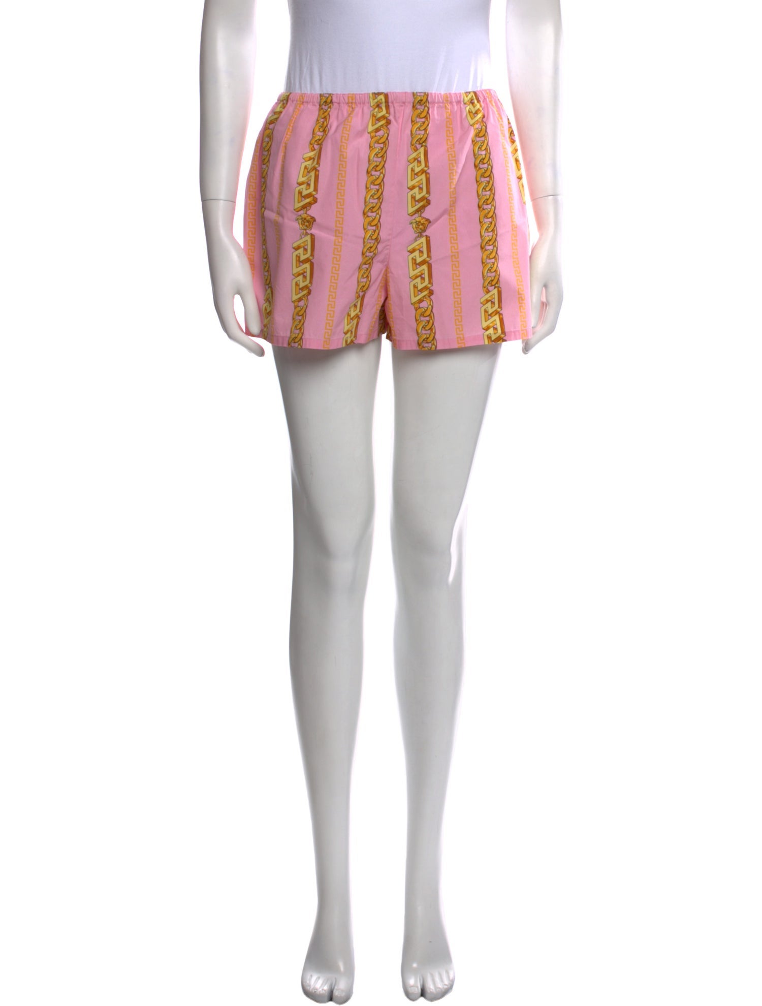 Versace Printed Mini Shorts