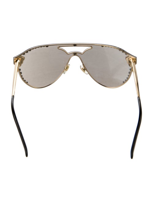 Versace Medusa Insignia Aviator Sunglasses