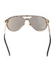 Versace Medusa Insignia Aviator Sunglasses