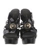 Versace Medusa Insignia Patent Leather Slides