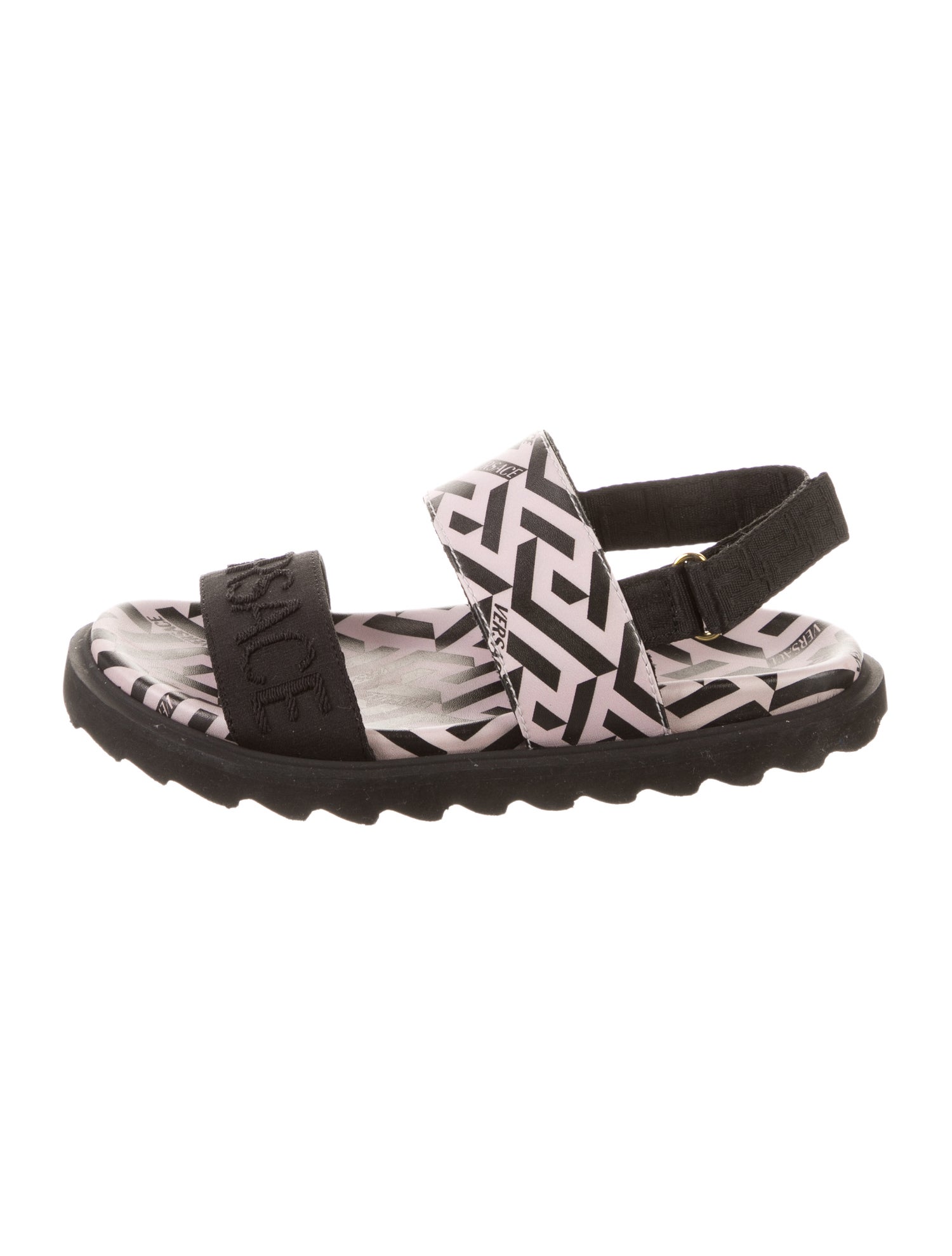 Versace Girls' Printed Flat Sandals