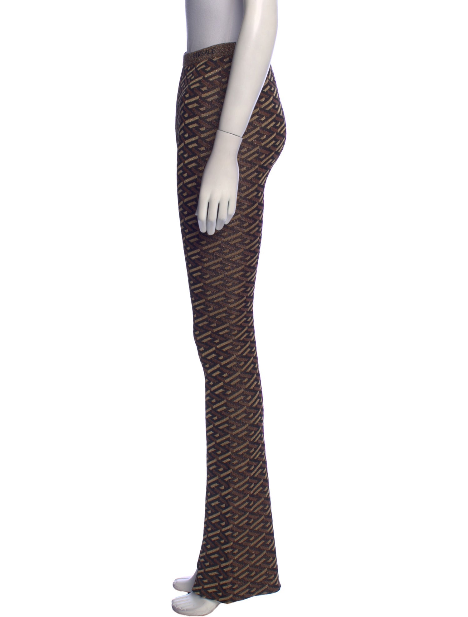 Versace Printed Wide Leg Pants