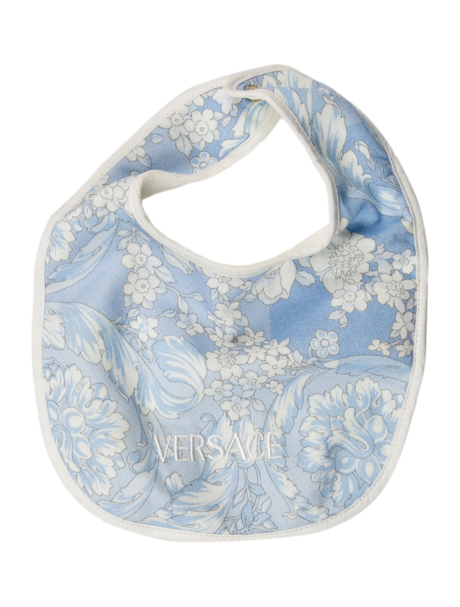 Versace Infants Embroidered Print Bib