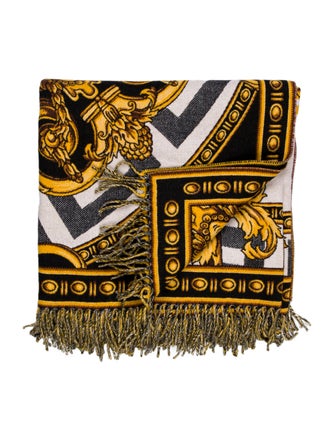 Versace La Coupe Des Dieux Wool Throw Blanket
