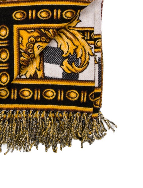 Versace La Coupe Des Dieux Wool Throw Blanket