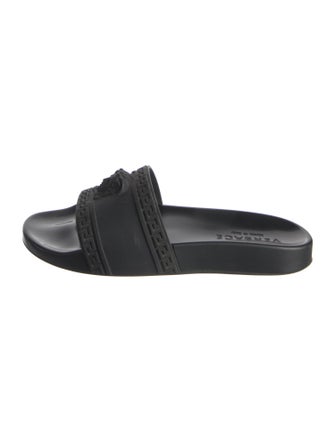 Versace Medusa Insignia Rubber Slides