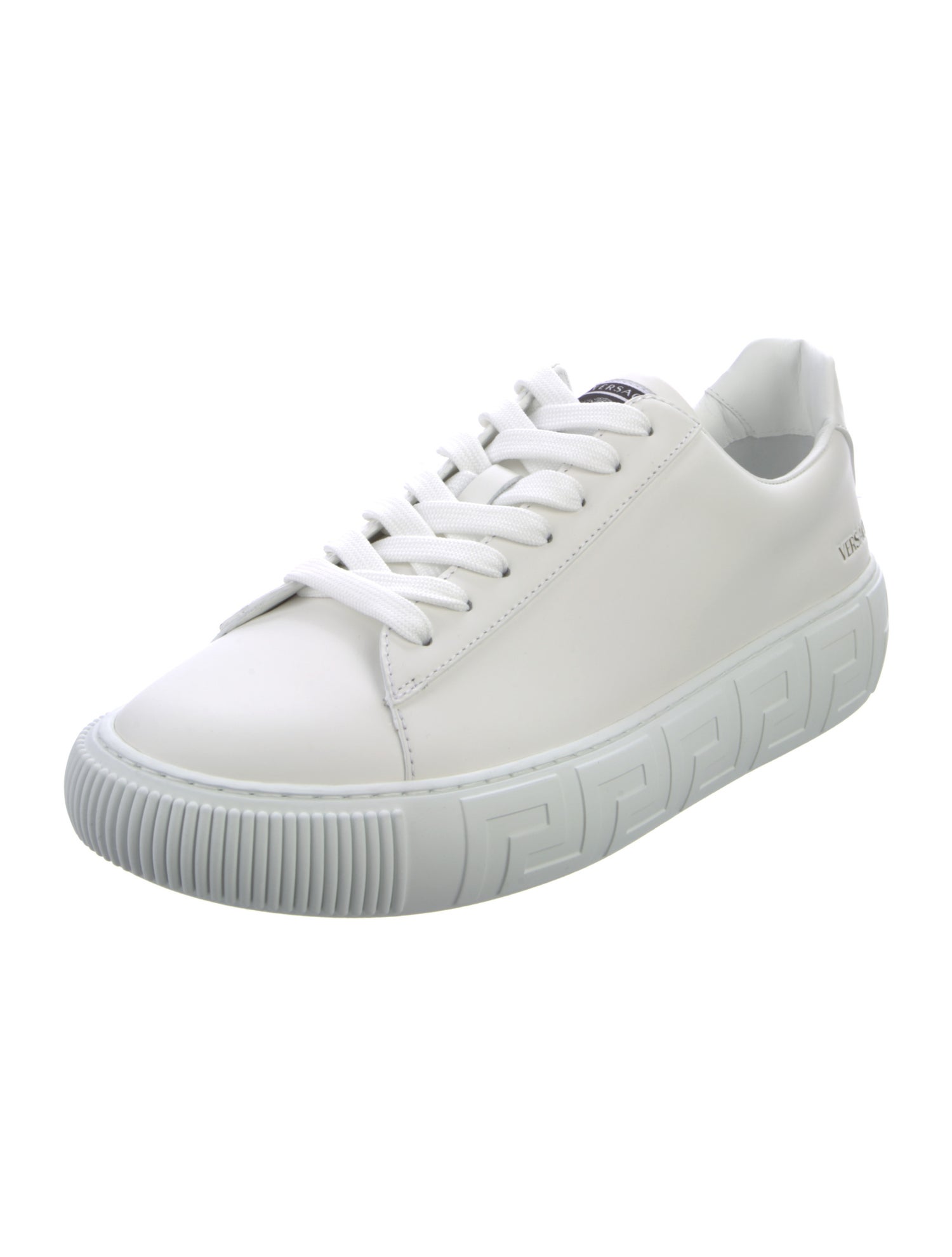 Versace Medusa Insignia Leather Sneakers