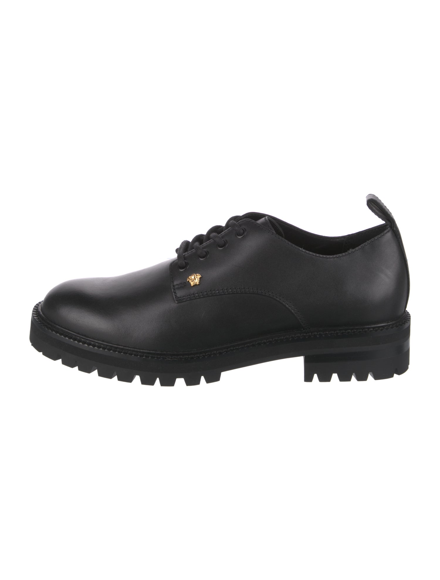 Versace Leather Derby Shoes w/ Tags