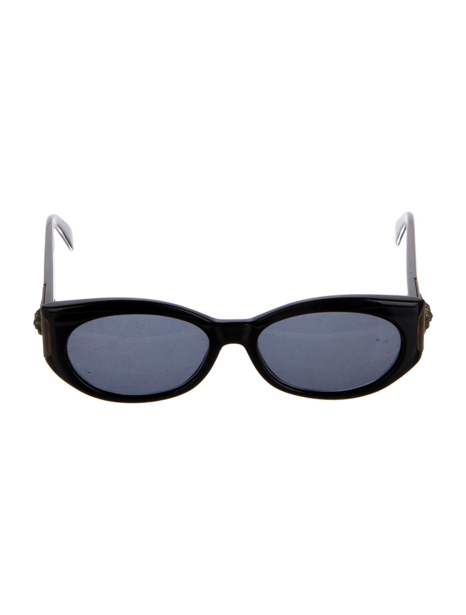 Versus Versace Medusa Insignia Round Sunglasses