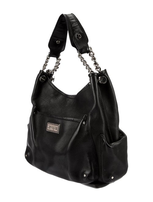 Versace Leather Top Handle Bag