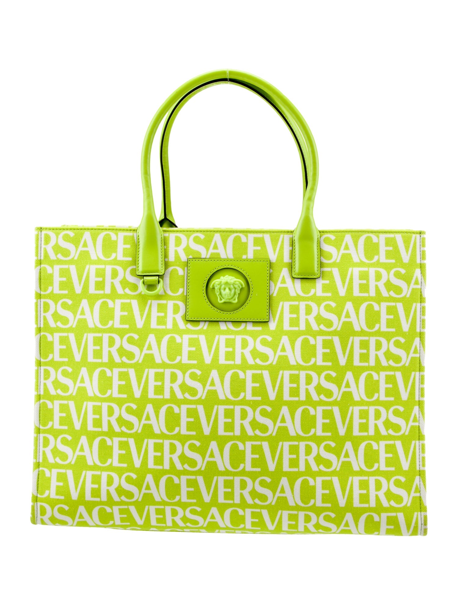 Versace Canvas Shoulder Bag