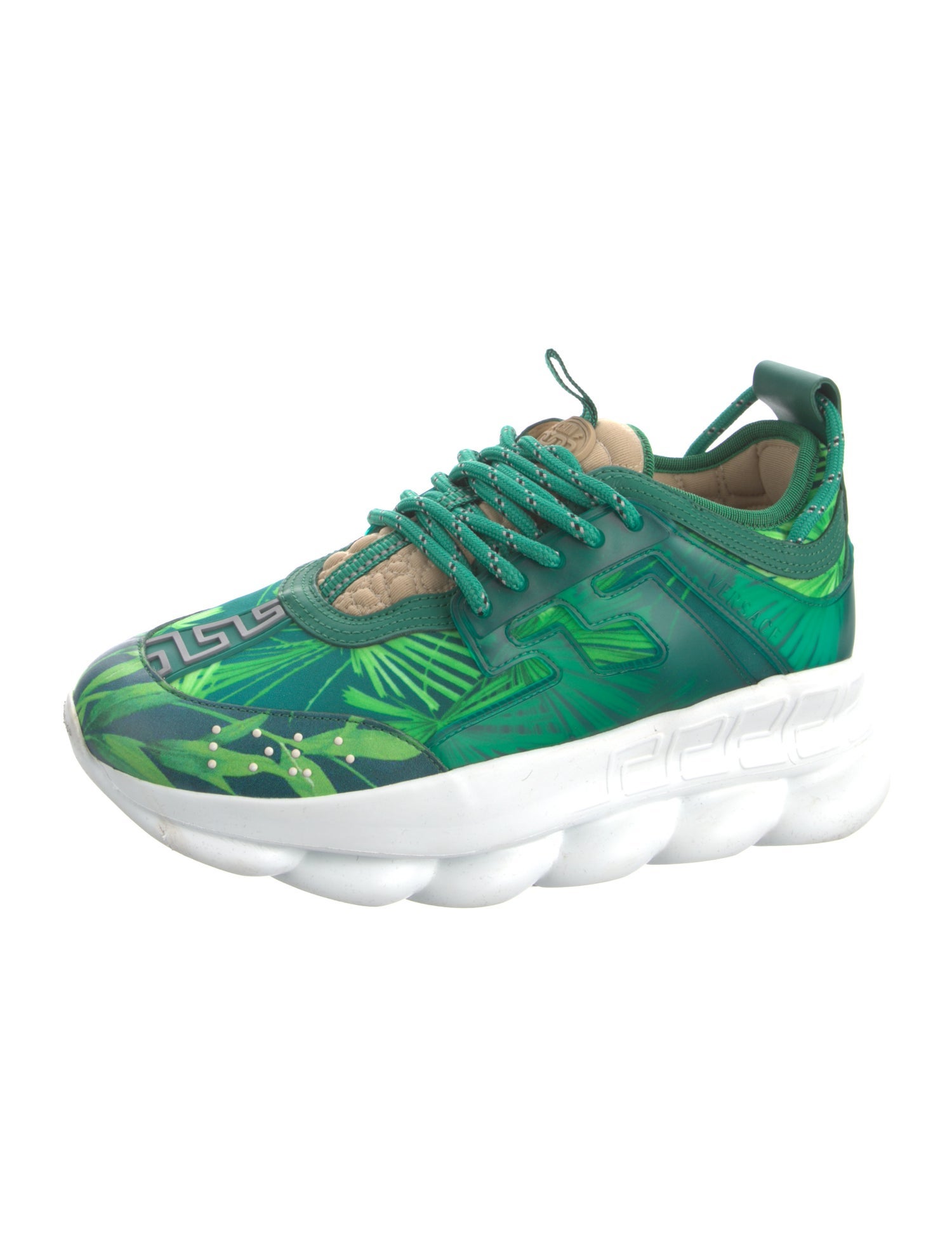 Versace Nylon Printed Sneakers